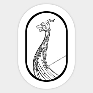 Anime Vinland Saga, Viking boat Sticker